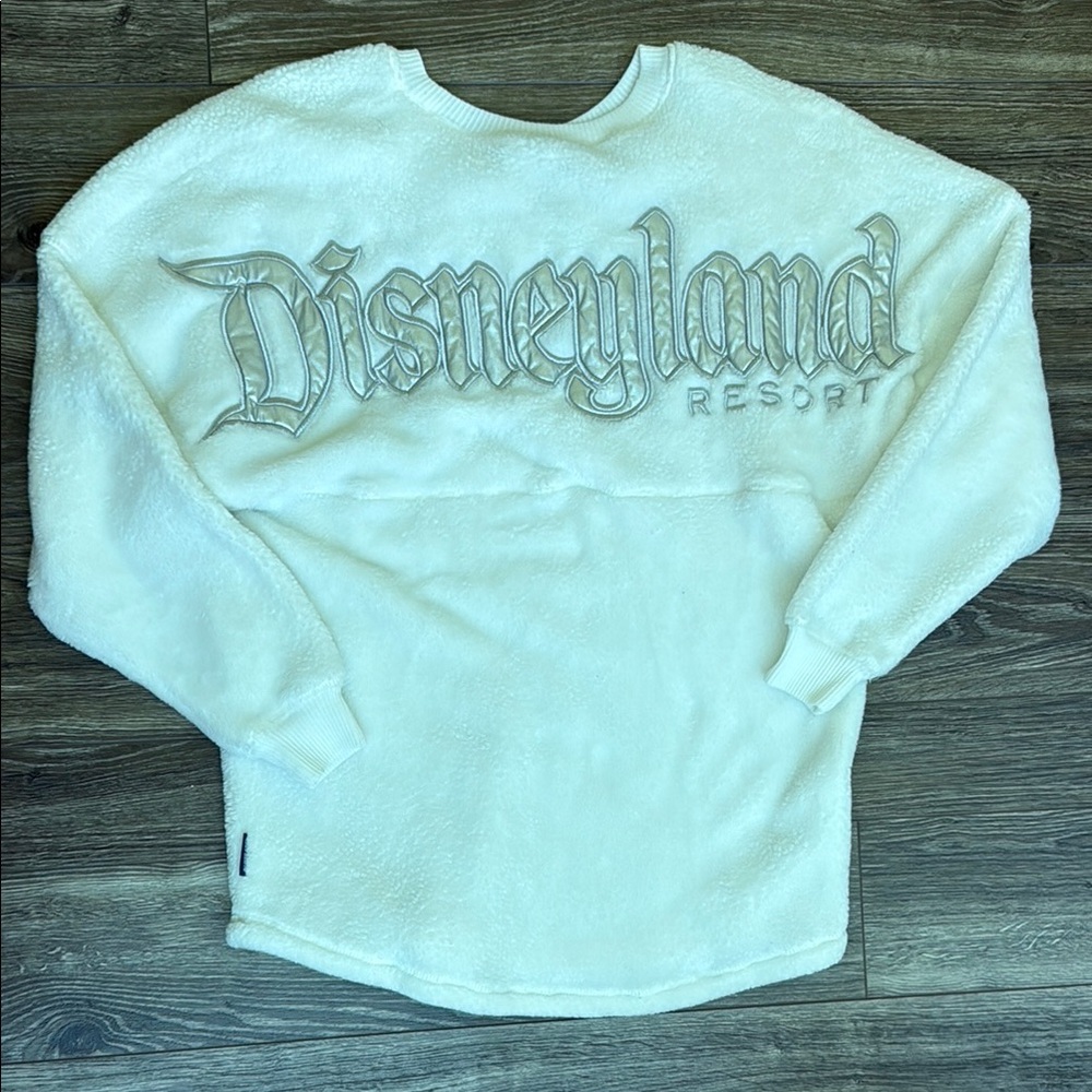 Disneyland Resort White Fleece Sweatshirt